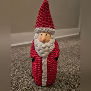 Santa Figurine Decoration Woven Design